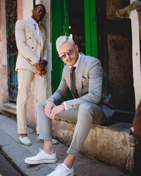 How To Wear Trainers With A Suit The Lost Gentleman