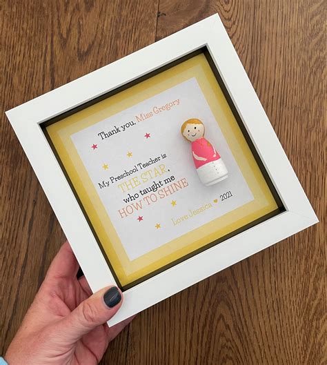 Preschool Teacher T Nursery Teacher T Thank You Etsy Uk