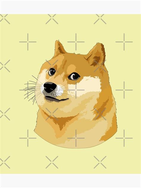 "Doge Coin Logo" Poster for Sale by StepupDesign | Redbubble