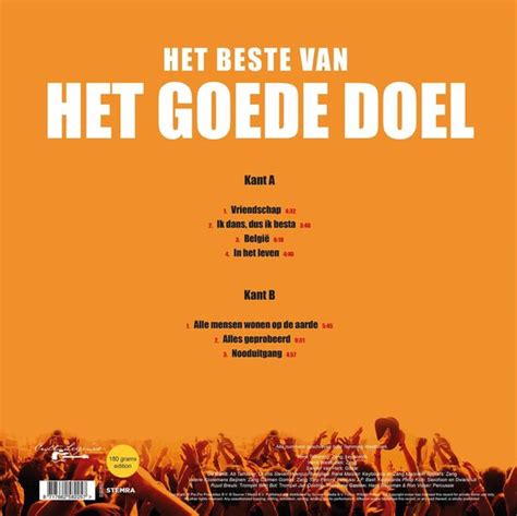 Het Beste Van Het Goede Doel Live In De Hmh Lp Het Goede Doel Lp