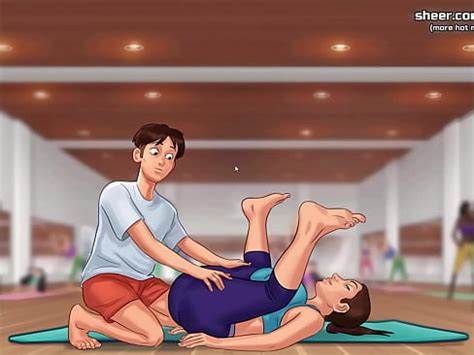 Magnífico trío con una milf cachonda l Mis momentos de juego más sexys l Summertime Saga v