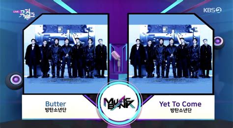 keitadj on Twitter 1ST PLACE NOMINEES for Music Bank BTS vs BTS 1位