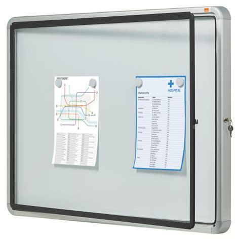 Buy Nobo Premium Plus Outdoor Magnetic Lockable Notice Board Xa