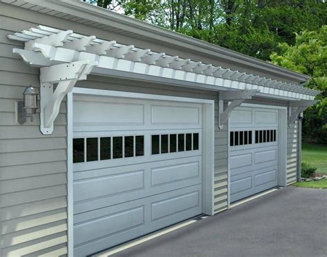 Trellis Over Garage Door Large Size Of Garage Over Garage Door The Kits