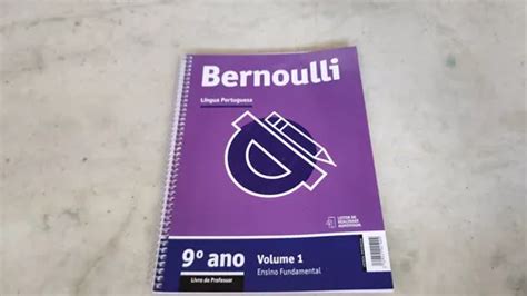 Livro Bernoulli 9o Ano Lingua Portuguesa Vol 1 Professor Frete grátis