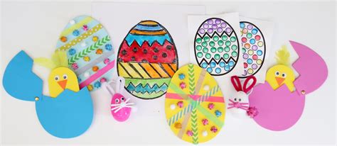 5 Simple Easter Egg Crafts for Preschoolers | Fun365