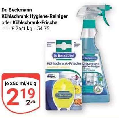 Dr Beckmann K Hlschrank Hygiene Reiniger Angebot Bei Globus