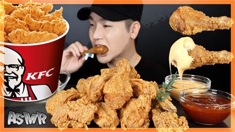 Kfc 치킨 먹방 Asmr Mukbang Kfc Chicken Eating Youtube