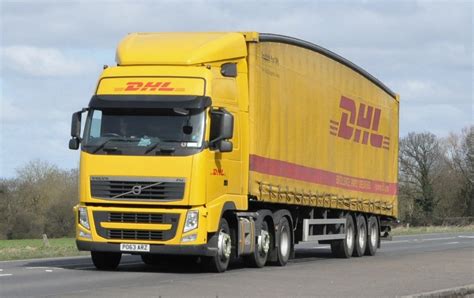 DHL Volvo FH PO63 ARZ A140 At Swainsthorpe LONE RANGER Andy