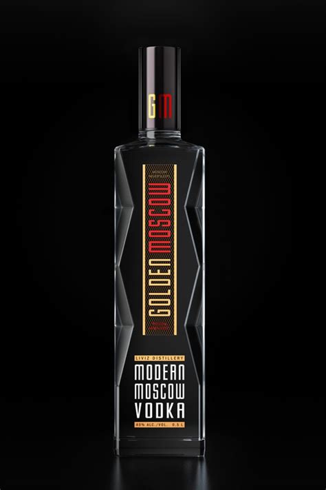 Golden Moscow Vodka — The Dieline Packaging And Branding Design