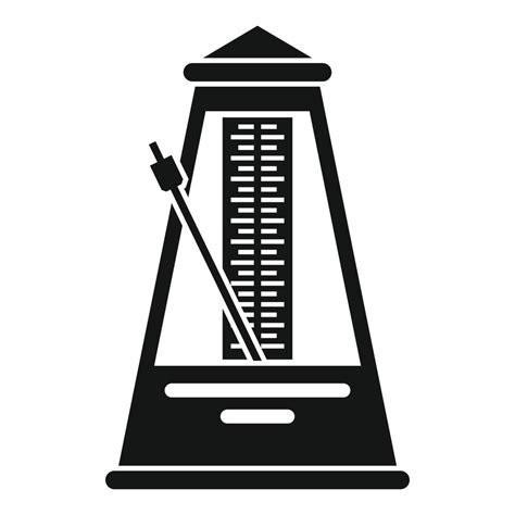 Mechanical Metronome Icon Simple Style 14630541 Vector Art At Vecteezy