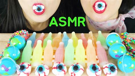 Asmr Nik L Nip Wax Bottles Candy Eyeball Jelly Planet Jelly Nerds