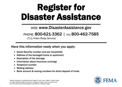 Fema Disaster Assistance Registration