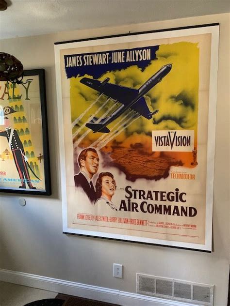 Strategic Air Command movie poster | Strategic air command, Hanging art ...