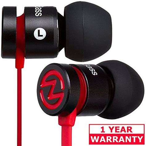 Tangle Free Earbuds With Mic Zeus Bass Boosted Best Earphones With