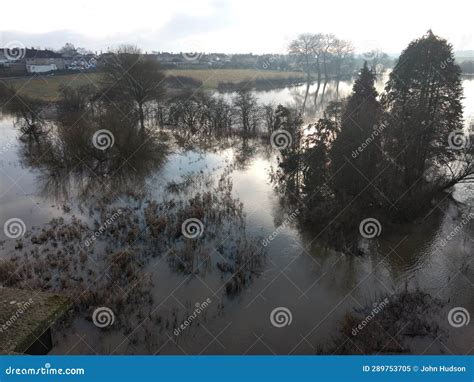 Flooding of the River Derwent, Stamford Bridge, East Riding of ...