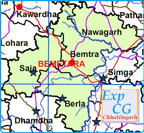 Chhattisgarh : Exp CG: Bemetara District : bemetara, Nawagarh, Saja ...