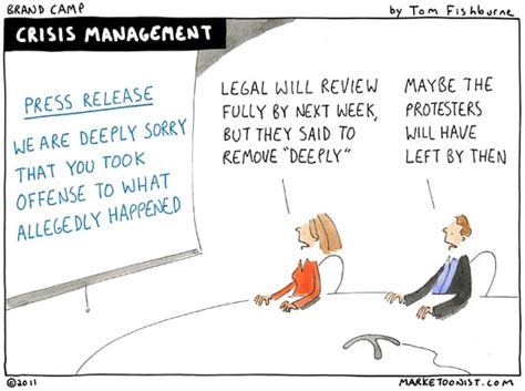 Crisis Management Marketoonist Tom Fishburne