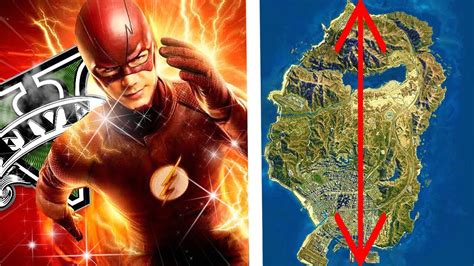 Cuanto Tiempo Tarda FLASH En Atravesar El Mapa En GTA 5 Grand Theft