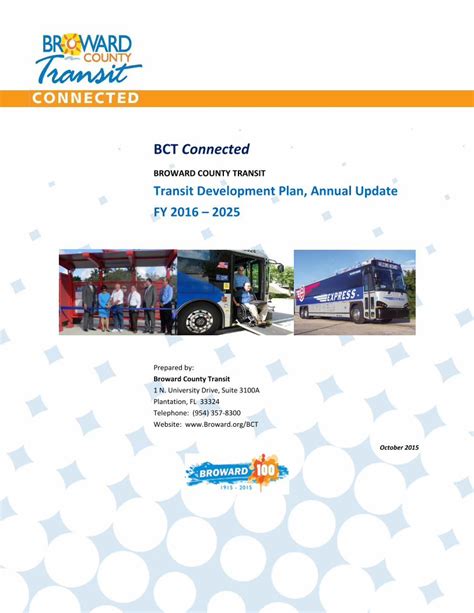 PDF Transit Development Plan Annual Update Connected BROWARD COUNTY