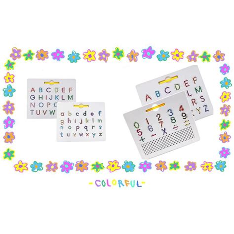 Aiwithkids双面磁性字母 Magnetic Alphabet Tracing Board Double Sided