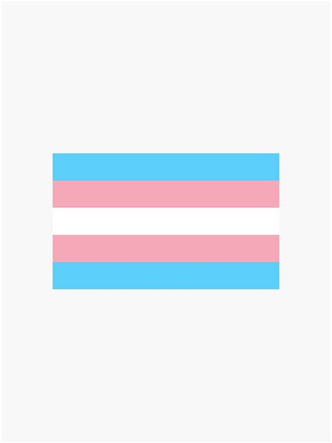 "trans flag" Sticker by fjmg | Redbubble