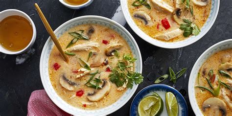 Spicy Thai Coconut Chicken Soup Recipe Myrecipes