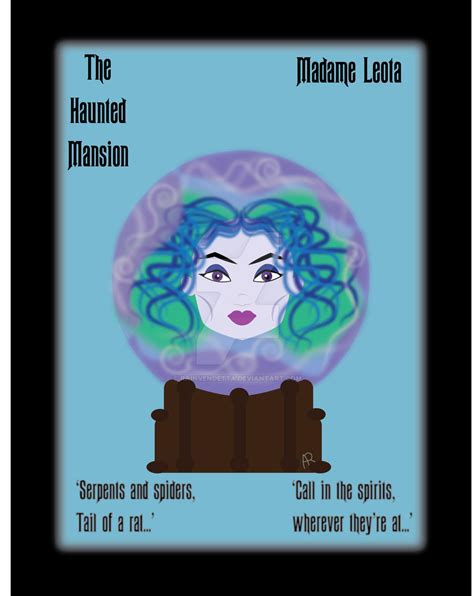 Madame Leota Poster By Rainvendetta On Deviantart