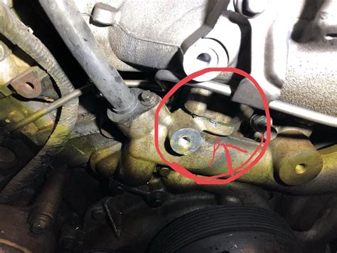 Ford F 250 Super Duty Coolant Leaking From Here How Can I Fix It And If It’s A New Part I