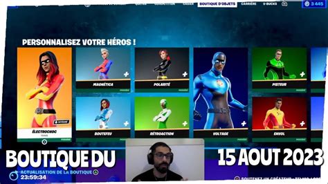 🔴 Boutique Fortnite Du 15 Août Item Shop August 15 Youtube