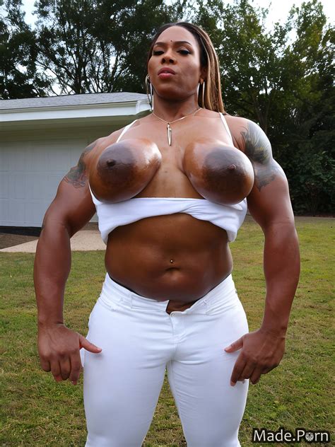 Porn Image Of Tattoos Short Athlete Muscular Big Balls African American Fully Clothed Created By AI
