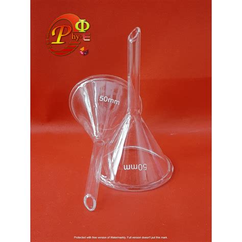 Jual Corong Kaca Funnel Glass Diameter Mm Shopee Indonesia