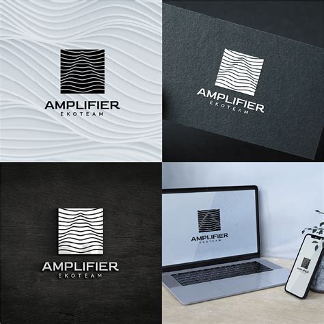 Amplifier eko wave abstract logo design by Amadul | Logo Designer on ...