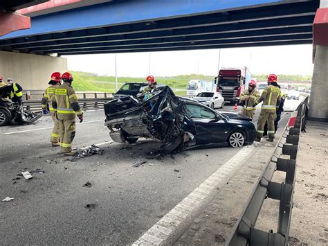 Wypadek na obwodnicy Trójmiasta Jedna osoba ranna