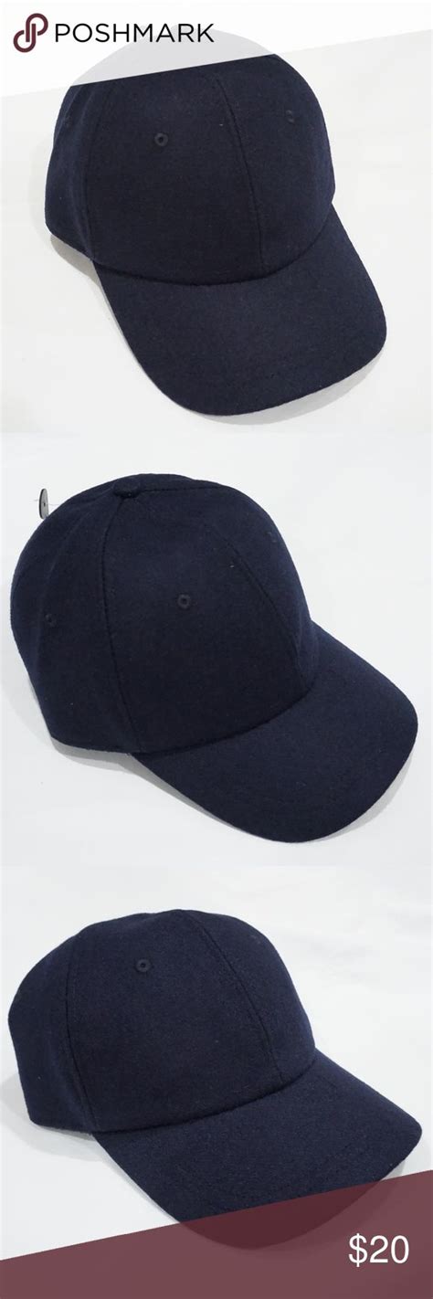 Banana Republic Blue Wooly Baseball Hat Cap Nwt Baseball Hats Banana Republic Leather Straps