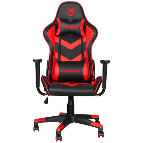 Silla Gamer Marvo Ch Roja Y Negra