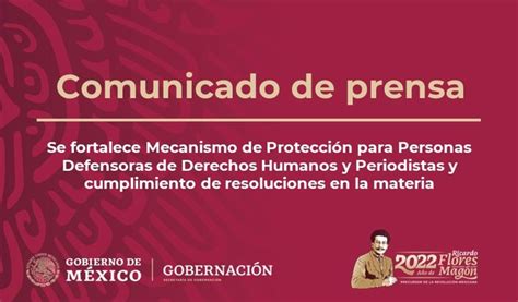 Se fortalece Mecanismo de Protección para Personas Defensoras de