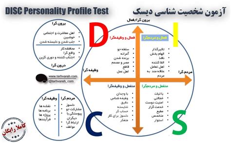 آزمون شخصیت شناسی دیسک Disc Personality Profile طرحواره