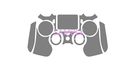 PS4 Controller Skin Template SVG - Etsy