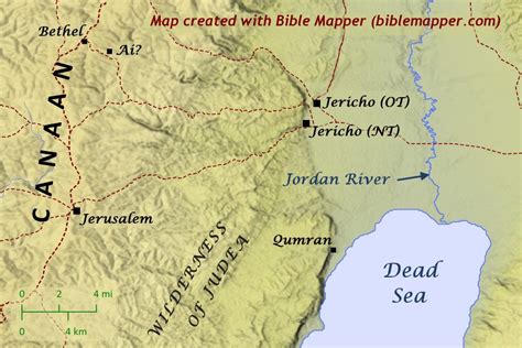 Jericho, Wilderness of Judea, and Qumran – Bible Mapper Blog