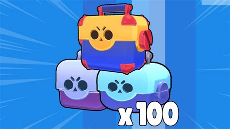 MEGA BOX OPENING 100 BOXES OPENING Brawl Stars YouTube