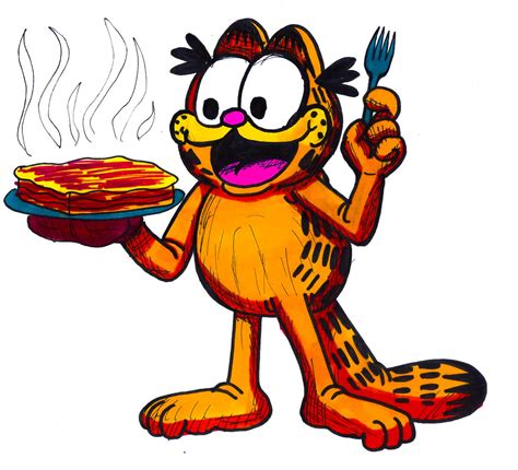 Prato Preferido Do Garfield - Garfield Favorite Meal by SharkaneNoa on DeviantArt