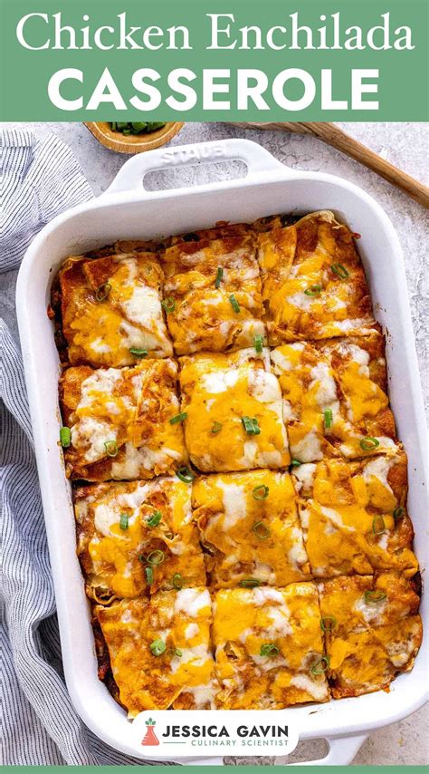 Chicken Enchilada Casserole Recipe Jessica Gavin