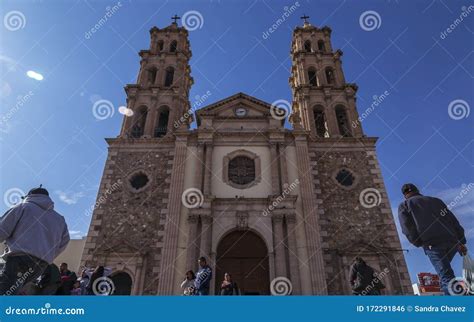 Cathedral of the Border City of Ciudad Juarez, Which is Located in the ...