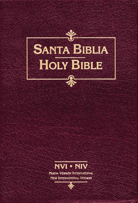 NVI NIV Biblia Bilingüe Piel Índice Zondervan 9780829727760 Amazon