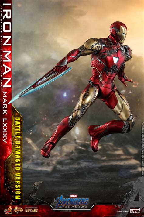 Avengers Endgame Iron Man Mark 85 Battle Damaged Version By Hot Toys The Toyark News