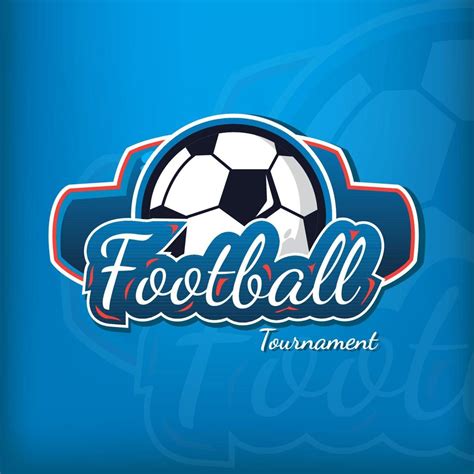 Football tournament championship logo 12318963 Vector Art at Vecteezy