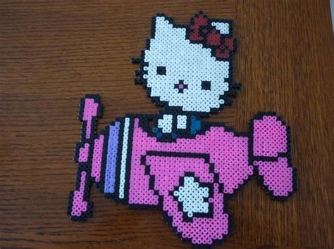 Hello Kitty Perler Bead Art Perler Bead Patterns Plastic Canvas