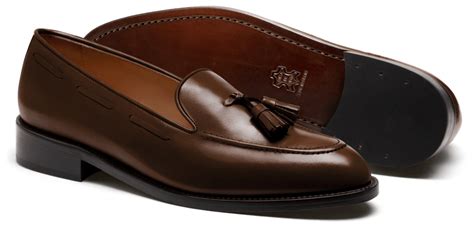 Tassel Loafers In Brown Leather