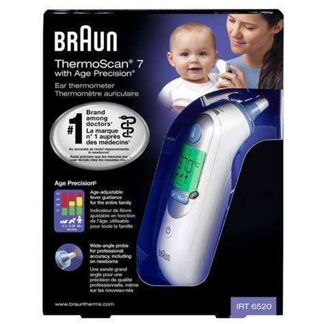 Braun Thermoscan 7 Digital Ear Thermometer With Age Precision Reach